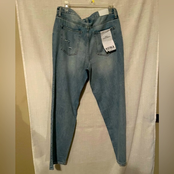 Pistola Presley High Rise Relaxed Roller Jeans Size 30 - Picture 2 of 8